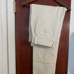 Brooks Brothers white corduroy pants - brand new 34 waist/32 length